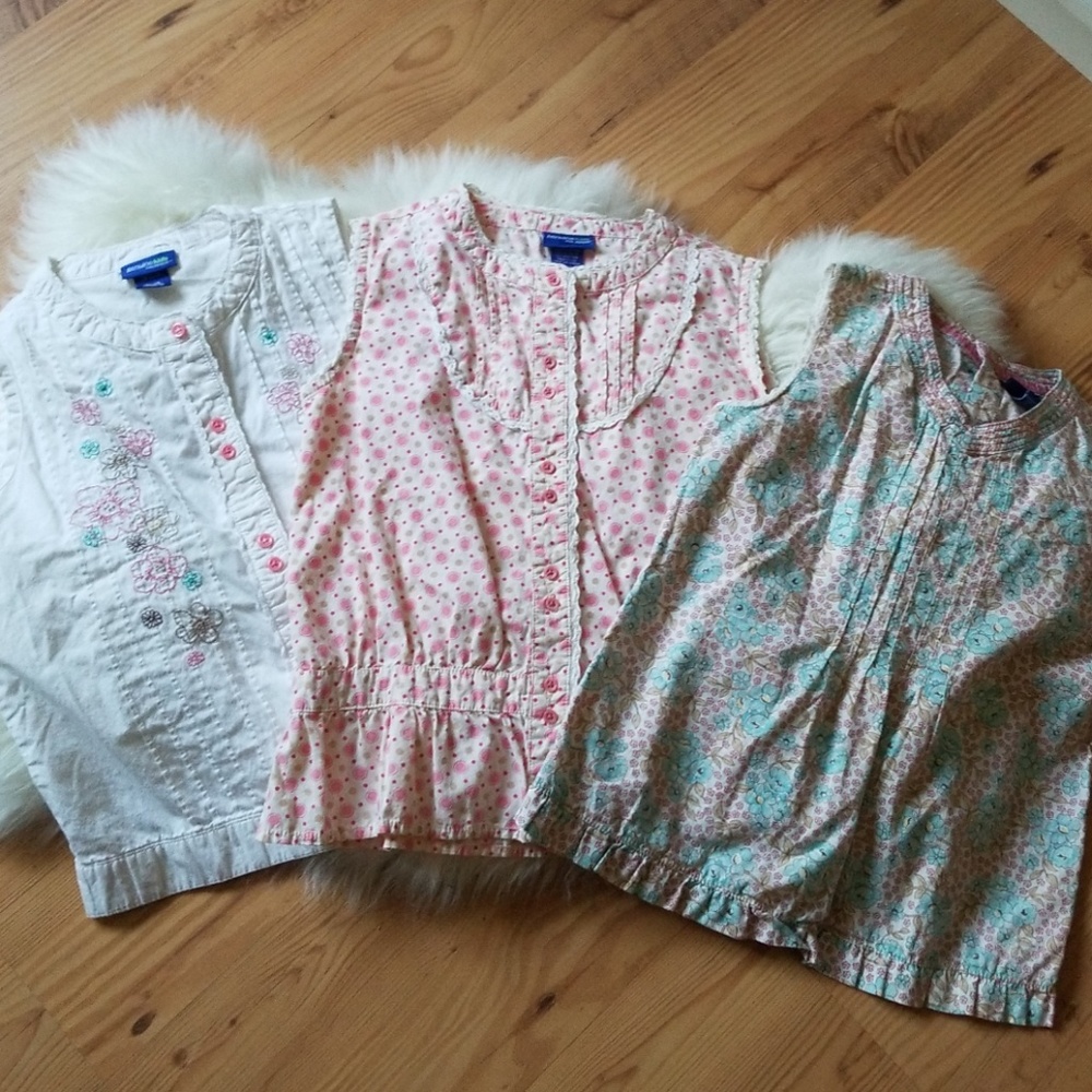 Osh Kosh 7/8 lot of 3 tops